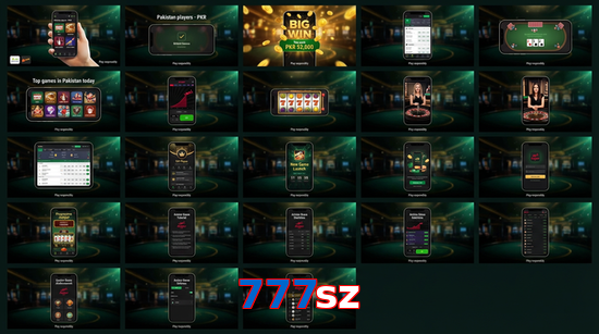 Main screen of 777Sz bet page for PK players