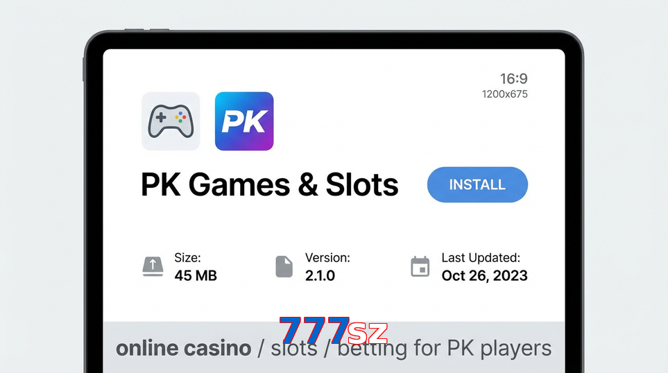 Game list for 777Sz gameapk section